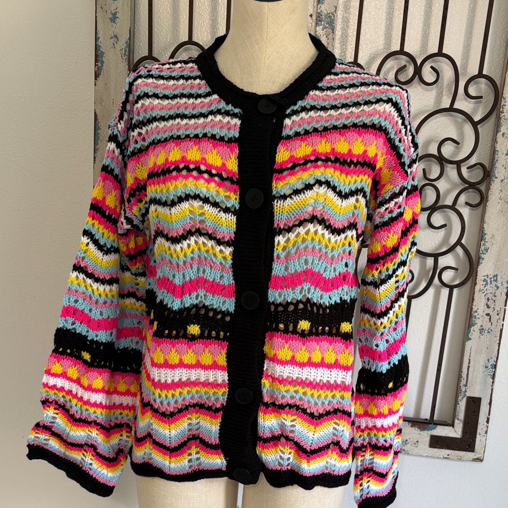 Colorful Patterned Women's Sweater